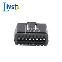 OBD2 16-Pin Buchse Schwarz mit Gehäuse