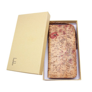 boshiho cork long <b>wallet</b> best quality vegan <b>wallet</b> customized <b>zipper</b> <b>wallet</b> for women with gift box - Product Image 6