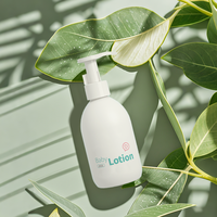 Nouveau design Bouteille de lotion de soins de la peau de luxe avec pompe 30/120/300ml Bouteille de shampoing pour hôtel Paquet de bouteille vide en plastique de gel douche