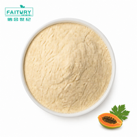 Faitury Groothandel Voedingsmiddelenkwaliteit CAS 9001-73-4 Natuurlijk Papaya-extract Papain Enzym Poeder