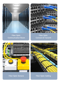 สายแพทช์ไฟเบอร์ GIANTECH 5G FC/UPC-FC/UPC โหมดเดี่ยว 9/125um 3M/5M/10M รองรับคำสั่งซื้อแบบกำหนดเอง รับประกัน 1 ปี - Product Image 2
