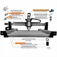 Offre Spéciale : Machine de fraisage CNC Queenant 6090 1212 1325 pour le travail du bois, la fabrication de modèles 3D et la découpe de MDF