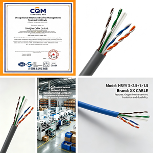 Cable de Comunicación para Minería <span class=keywords><strong>Xinqiao</strong></span>, 2 Pares, Blindado y Trenzado, Cable de Señal Anti-interferencias para Cableado Subterráneo en Minas de Carbón - Product Image 4