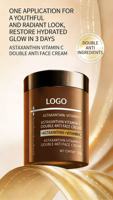 Crème à l'astaxanthine et aux céramides, anti-mélanine, éliminateur de taches brunes, antioxydant, blanchissant, soin du melasma, vitamine C fournie par Cosmetics