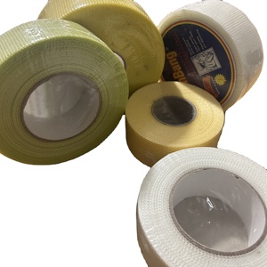 Cinta <span class=keywords><strong>de</strong></span> malla <span class=keywords><strong>de</strong></span> <span class=keywords><strong>fibra</strong></span> no tóxica Tech Drywall Fiberglass 8Mesh Cutting ZIJINSHAN - Product Image 1