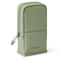 Sac vertical pour pinceaux de maquillage, grande capacité, plus de 30 emplacements, organisateur avec boucles élastiques et fermeture magnétique, logo personnalisé