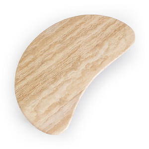 Venta directa de fábrica, <span class=keywords><strong>mesa</strong></span> central con patas de madera maciza, <span class=keywords><strong>mesa</strong></span> de <span class=keywords><strong>centro</strong></span> moderna Irregular de <span class=keywords><strong>travertino</strong></span> para sala de estar de lujo - Product Image 4