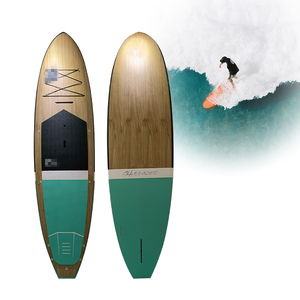 Stand-Up Paddle Board WoodSUP Bamboo <strong>Surfboard</strong> for Offshore Waters Surfing - Product Image 1