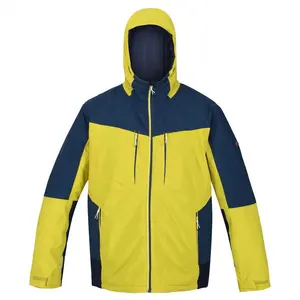 Yeni trend basit stil kapşonlu hızlı kuru balıkçılık yağmur hava baskılı özel spor ceket safari ceket erkek su geçirmez ceket