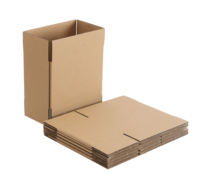 Usine-Cartons ondulés écologiques personnalisés 3 plis 5 plis 7 plis Finition UV pour l'expédition Express pour boîtes (Logo personnalisé)