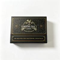Fabricant de boîtes rigides en carton personnalisées de qualité supérieure, avec impression UV sélective, finition mate noire, couvercle et base pliables