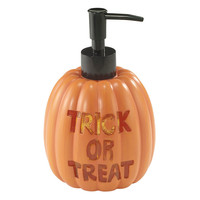 Citrouille Design Trick or Treat Halloween Bain Cadeau Ensemble Céramique Salle De Bains Ensemble Distributeur De Lotion
