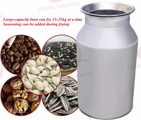 JUYOU Torréfacteur de café automatique Torréfacteur d'arachide et de noix Machine à torréfier les graines et les noix à gaz électrique