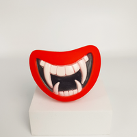 Vente en gros du fabricant, Jouets à couiner amusants pour chiens, Dents de chien pour cosplay d'Halloween, Accessoires de costume et de photographie
