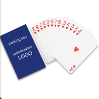 Cartes à jouer de table pour adultes imprimées personnalisées jeu de cartes en plastique étanche avec boîte pour la fête des couples et des groupes d'amis