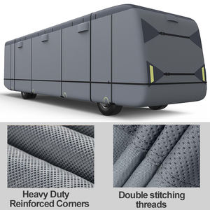 공장 도매 사용자 정의 크기 로고 클래스 a RV 커버 립스톱 방수 방풍 안티 UV 접이식 야외 RV 커버 - Product Image 3