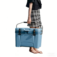 Glacière portable isolée pour camping, voiture, absorption thermique, design moderne
