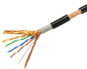 Cat6 UTP cavo Lan 8core 4 paia di rame libero in PVC rivestito per esterni cavo di rete passa Test con lunghezze di 305m e 100m