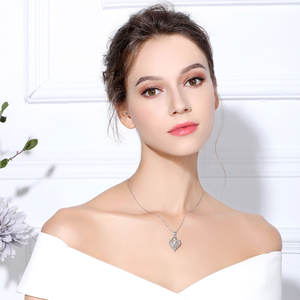 Collana con Ciondolo a Forma di Cuore Personalizzata Changda 'Ti Amo' per Donna - Product Image 2