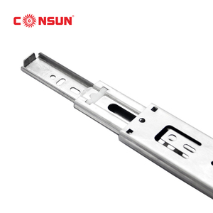 S4501 CONSUN Bán Hot Heavy Duty Thép Không Gỉ Full Extension Ball Bearing 3 Fold Telescopic Kênh Ngăn Kéo Đường Ray <span class=keywords><strong>Slides</strong></span> - Product Image 5
