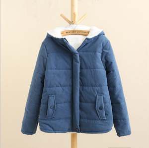 I-0340 Fashion Good Quality Coat for <b>Women</b> With Big Fur Hooded Wholesale Coat Winter <b>Crop</b> <b>Puffer</b> <b>Jacket</b> Clothes for <b>Women</b> - Product Image 4