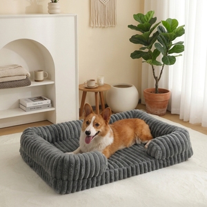 Factory Wholesale Soft Washable Fashion <b>Pet</b> Dog Cat Bed Cave <b>Sofa</b> Removable Washable All Seasons for Living Room Bedroom - Product Image 1
