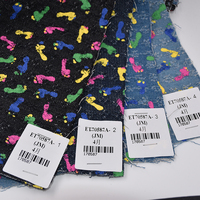 Jeans en Denim extensible, tissu imprimé personnalisé, de haute qualité, magnifique et coloré, fournitures, usine pour Jeans, nouveau, en Stock