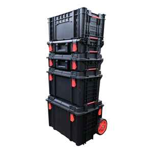 กล่องเครื่องมือแบบล้อเลื่อน 5 in 1 รุ่น Heavy Duty พร้อมหูหิ้วพับได้ มาตรฐาน IP67 ระบบจัดเก็บแบบโมดูลาร์ ราคาประหยัด - Product Image 2