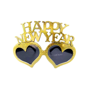 PAFU <span class=keywords><strong>capodanno</strong></span> Party Party bombour Photo Booth oggetti di scena Happy New Year Heart Eyeglasses Sunglasses - Product Image 1