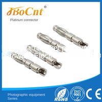 Adaptateur audio et vidéo étanche IP65 personnalisé Jbocnt JB-A-037 H59 4P, prise d'alimentation, connecteurs banane 2,5 mm, contacts en cuivre, mâle 0,5A