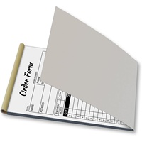 Carnets de commandes personnalisés avec logo, autocopiants 2 feuillets, pour la prise de commandes alimentaires des serveurs de restaurant, bloc de tickets de cuisine
