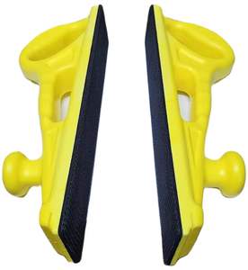 OEM Customizable High Hardness PU <b>Foam</b> Yellow Sanding <b>Block</b> Grinding <b>Block</b> Aluminum Oxide Abrasive for Car Grinding Manual - Product Image 3