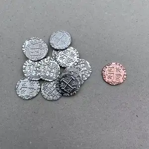 La moneta popolare del pirata del metallo dell'oro e dell'argento di alta qualità della moneta del metallo raccoglie all'ingrosso