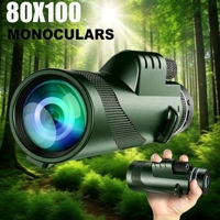 Télescope à prisme Bak4 haute définition 8*40 pour adultes et enfants, pour l'observation des oiseaux, la chasse en plein air, le camping et l'astronomie professionnelle
