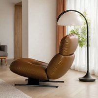VOXHOME Nouvelle Arrivée Canapé d'appoint en forme de V pour salon, fauteuil sans accoudoirs et ottoman, mobilier de luxe