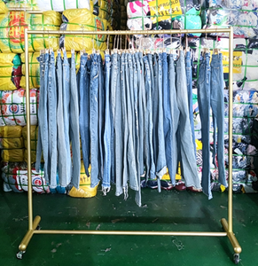 Jeans <span class=keywords><strong>de</strong></span> Pierna Ancha para Mujer <span class=keywords><strong>de</strong></span> Alta Calidad, Usados, los Más Vendidos, Estilo Boyfriend, Ropa <span class=keywords><strong>de</strong></span> Segunda Mano al por Mayor en Stock - Product Image 1