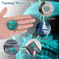Pièces de monnaie 3D personnalisées fiables avec logo et collection de pièces métalliques vierges pour sublimation, pour l'image de marque des entreprises, l'artisanat métallique et les souvenirs