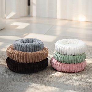 छोटे मध्यम बड़े बिल्लियों के लिए प्यारा डोन कुत्ते बिस्तर के साथ एक छोटे कुत्ते के बिस्तर के साथ फ्लफ पालतू बिस्तर - Product Image 3