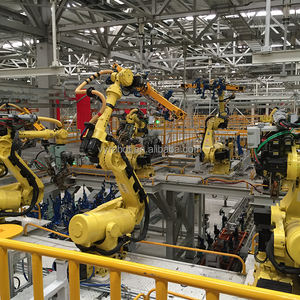 Ligne de production de soudage BIW pour l'automobile |   Système de soudage par points robotisé pour carrosserie avec moteur PLC, 6 robots à entraînement servo-électrique - Product Image 2