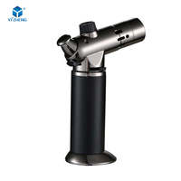 Briquet torche à flamme jet YIZHENG YZ-093, coupe-vent, rechargeable au gaz, en métal, pour cigares, cigarettes, camping et activités de plein air