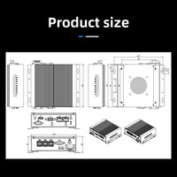 Nuevo MFC-1000C, Mini PC Industrial de Bajo Consumo de 12W, Compacto, para Montar en Pared, con RAM DDR4, SSD M.2 NVMe, WiFi, Expansión POS Digital