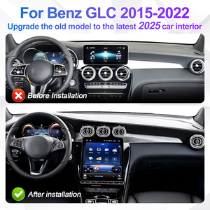 NaviHua New Design Car Interior <b>Kits</b> Android Car Radio Digital Cluster Air Outlet for Mercedes Benz C GLC W205 X253 2015 2022 - Product Image 6