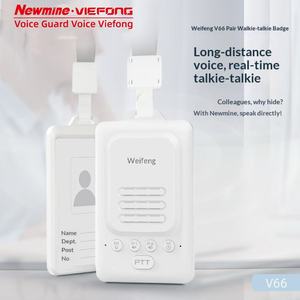 VIEFONG V66 Badge da Lavoro Intelligente con Traduzione e Chat Vocale in Tempo Reale, Personalizzabile per Ufficio e Fabbrica, Interfono Globale - Product Image 1