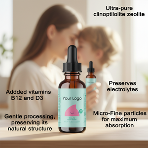 ZEOLITE Gouttes Liquides pour Enfants 30ml OEM Complément Alimentaire <span class=keywords><strong>Vitamine</strong></span> <span class=keywords><strong>D</strong></span> B12 Améliore la Vision des Enfants Soutient la Parole et le Métabolisme - Product Image 3