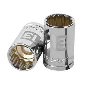 BOX 6 Douille 13 mm, 12 points, entraînement 3/8 po, TRUPER - Product Image 1