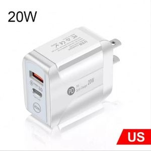 Fast <b>Charger</b> QC3.0+PD20W Mobile Phone <b>Charger</b> Travel 2Ports Usb <b>Charger</b> Type-c Adapter for IPhone17 16 Pro Max - Product Image 2