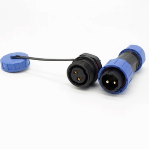 IP68 Waterproof <strong>Nylon</strong> Connector LD16-2-core/3-core/4-core Male/Female Connectors Rear Nut <strong>Screw</strong> Crimping Type for Automobile - Product Image 3