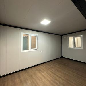 Maison préfabriquée mobile bi-avantgarde, 2 lits superposables, 40 pieds, 3 pièces, prix personnalisable, moderne, extensible, chambre, cuisine - Product Image 1