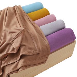 Hijab Foulard Ethnique Instantané Long Monochrome en Jersey de Coton Mercerisé et Modal Extensible pour <span class=keywords><strong>Femme</strong></span> - Product Image 1