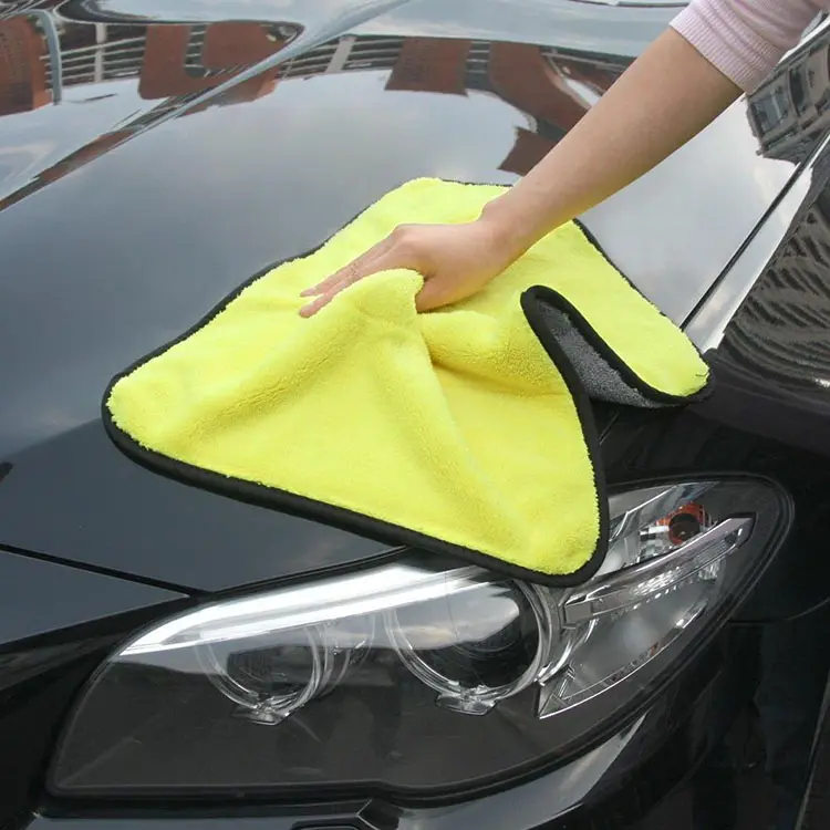 Meilleures ventes de serviettes en microfibre faciles à nettoyer Séchage Serviette de cuisine en fibre Chiffon de cuisine Verre de voiture Nettoyage du bois Personnalisé